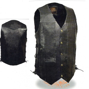1392T Men&#39;s Tall Cut Side Lace Vest