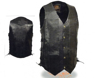 1392T Men&#39;s Tall Cut Side Lace Vest