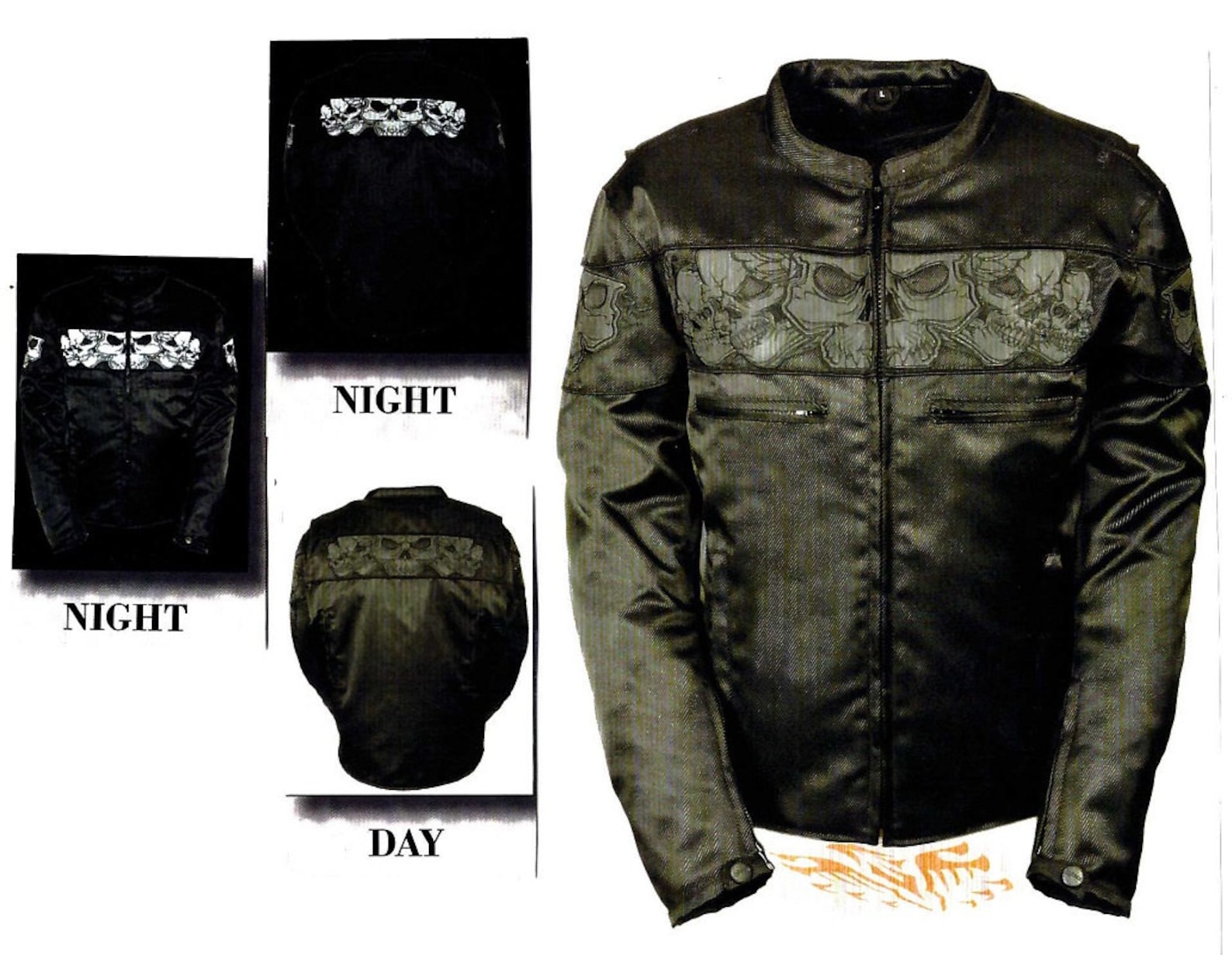 1730 Men's Textile Skull Jacket Etsy