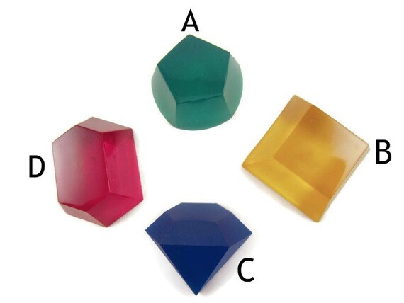 Large Hexagon Gem Flat Back Jewel 85mm or 3.33 Jewelry Amethyst Cabochon for Costume Cosplay Gem