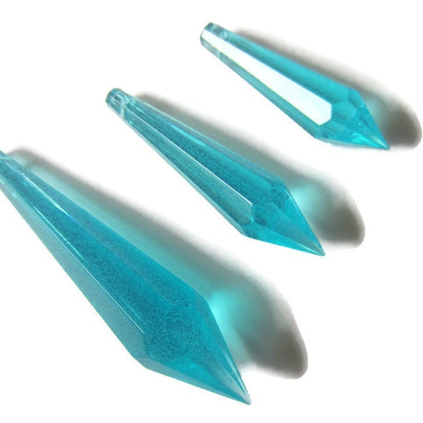 Resin Crystal Pendants, Crystal Points, Obelisk, Cosplay Gem. For use in costume and jewelry. Made to order.