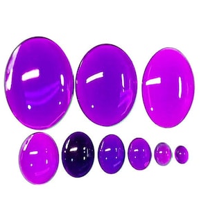 Cabochão oval, joia de cosplay, joia grande com fundo plano, resina, joia, fantasia. Vermelho, azul, verde, roxo, azul-petróleo, preto