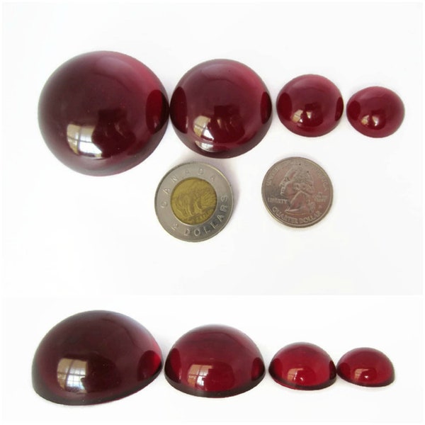 10mm-80mm Cabochon, Cosplay Gem, Round, Large Flat Back Jewel, Resin, Orb, Costume, Jewelry.