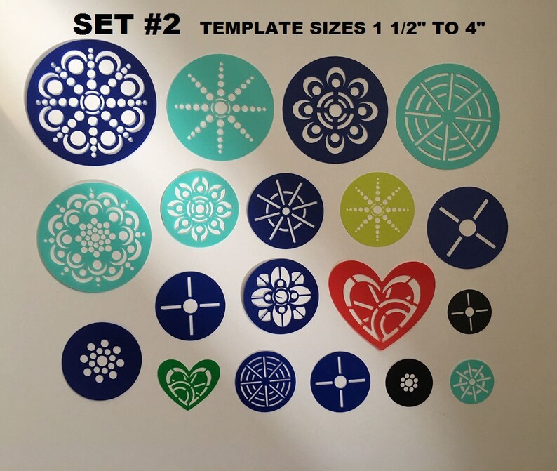 templates stencils mandala art rock art canvas art etsy