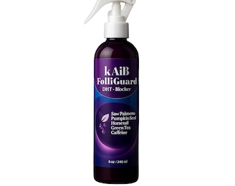 DHT Blocker Hair Growth Supplement, Biotin, Zinc, Saw Palmetto, 8oz Spray