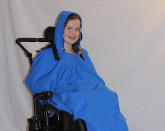 Adult / Child Wheelchair Coat Jacket Poncho Sewing Pattern (PDF Digital Download)