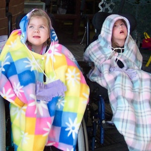 Adult / Child Wheelchair Coat Jacket Poncho Sewing Pattern PDF Digital Download image 5