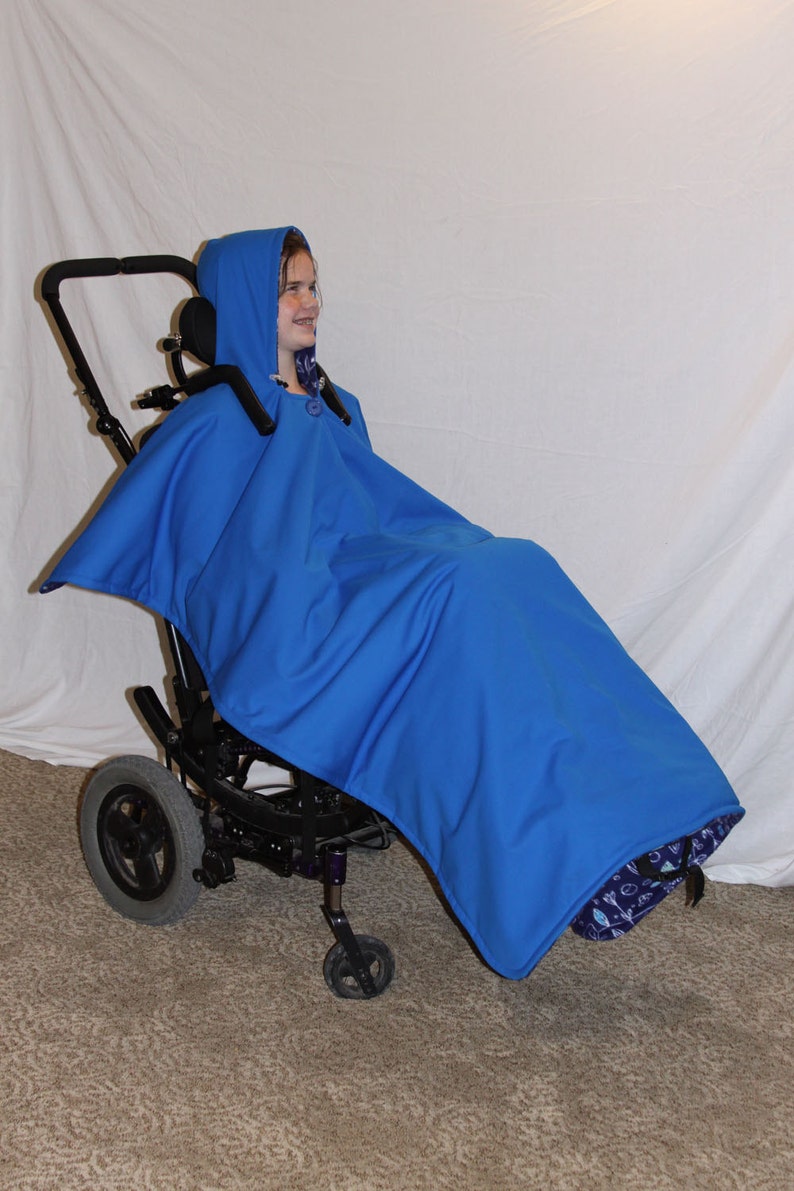 Adult / Child Wheelchair Coat Jacket Poncho Sewing Pattern PDF Digital Download image 2