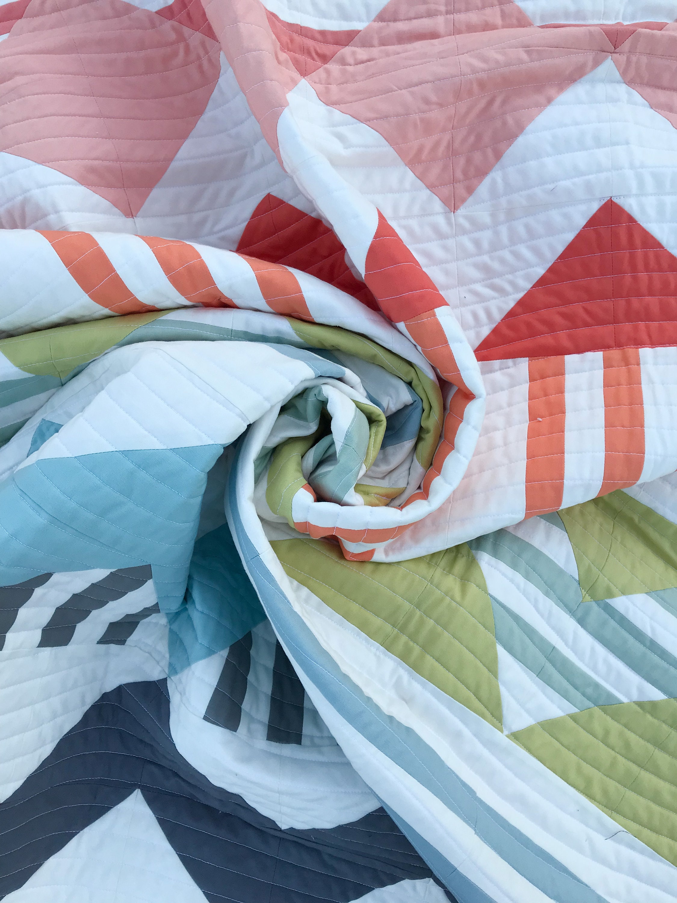 Boho Row PRINT Boho Rows Quilt Pattern | Etsy