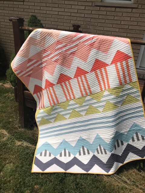 Boho Row PRINT Boho Rows Quilt Pattern - Etsy