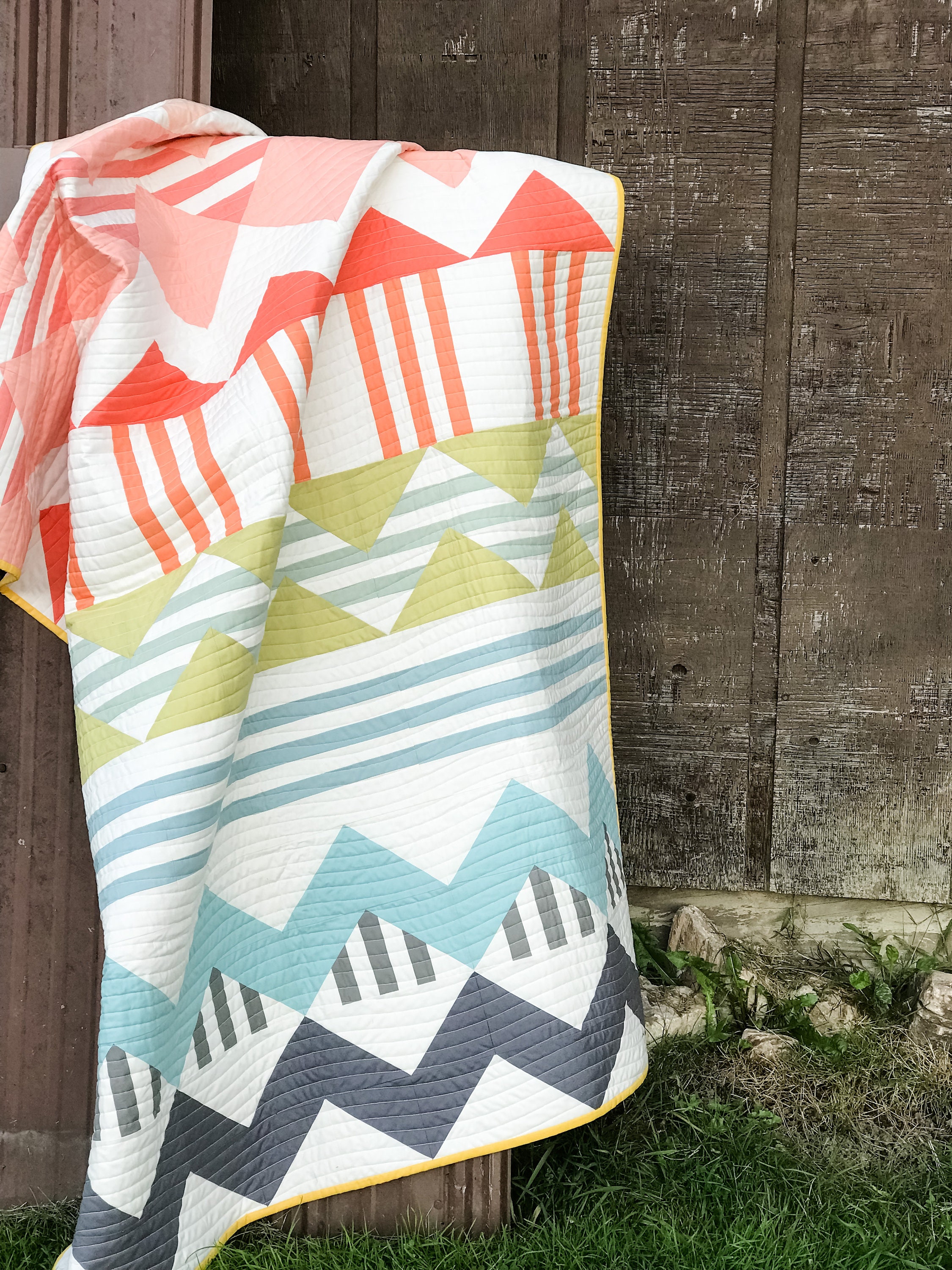 Boho Row PRINT Boho Rows Quilt Pattern - Etsy