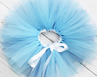 Baby Girls Blue Tutu Skirt, Blue Ombre Tutu, Sky Blue Tutu, Under the Sea, Baby Girls Tutu, Cake Smash, 1st Birthday Outfit, Gift