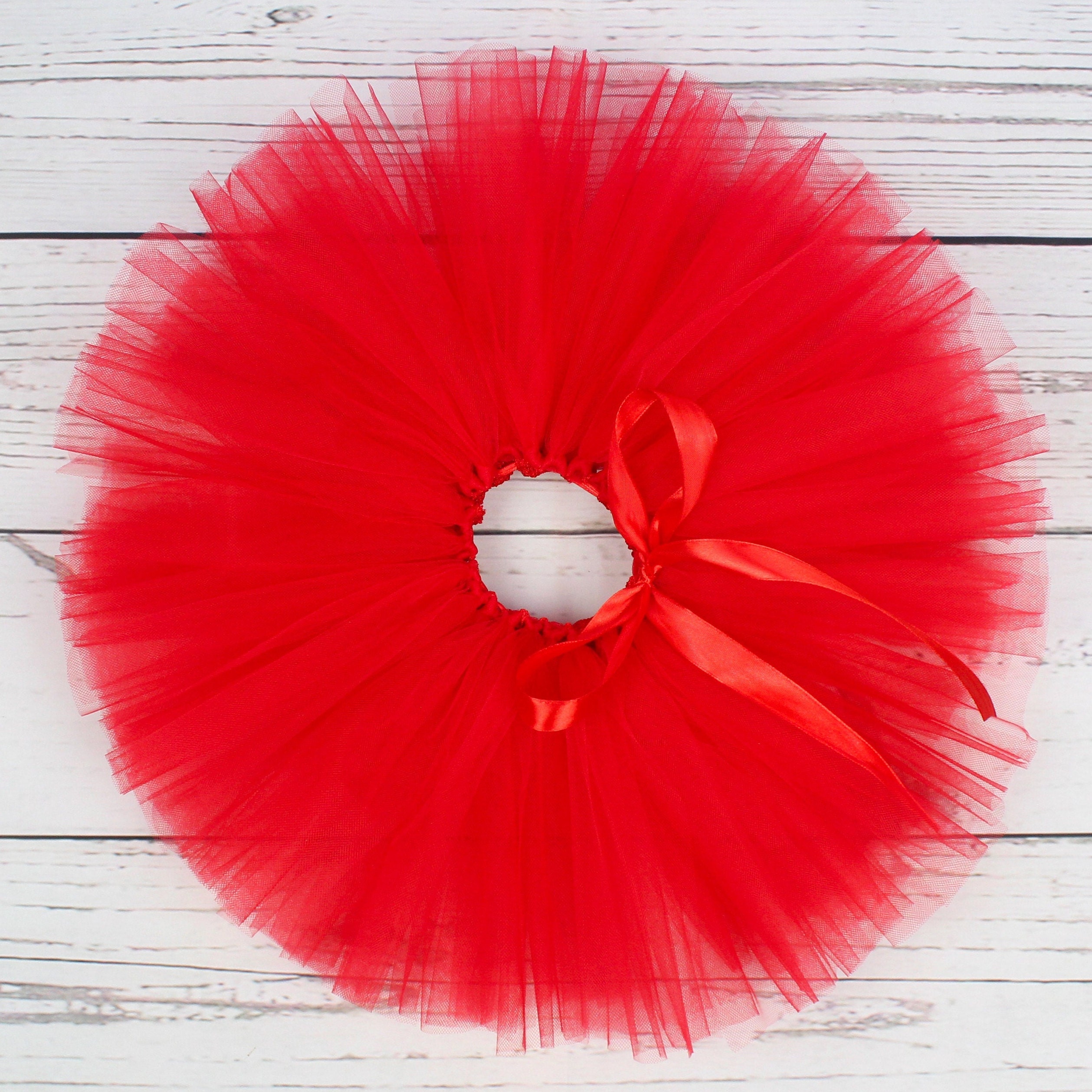 Red baby tutu skirt sales
