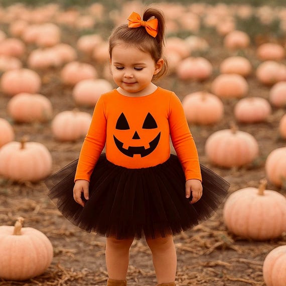 1st Halloween Outfit, Pumpkin Costume, Pumpkin Outfit, Black