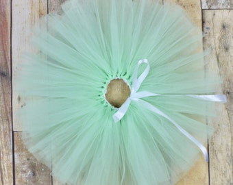 Mint Green Tutu Skirt, Pastel Tutu, Minty Sage Green Tutu, Ballerina Tutu Skirt, Whimsy Tutu Skirt, Birthday Girl, Photoshoot, Cake Smash