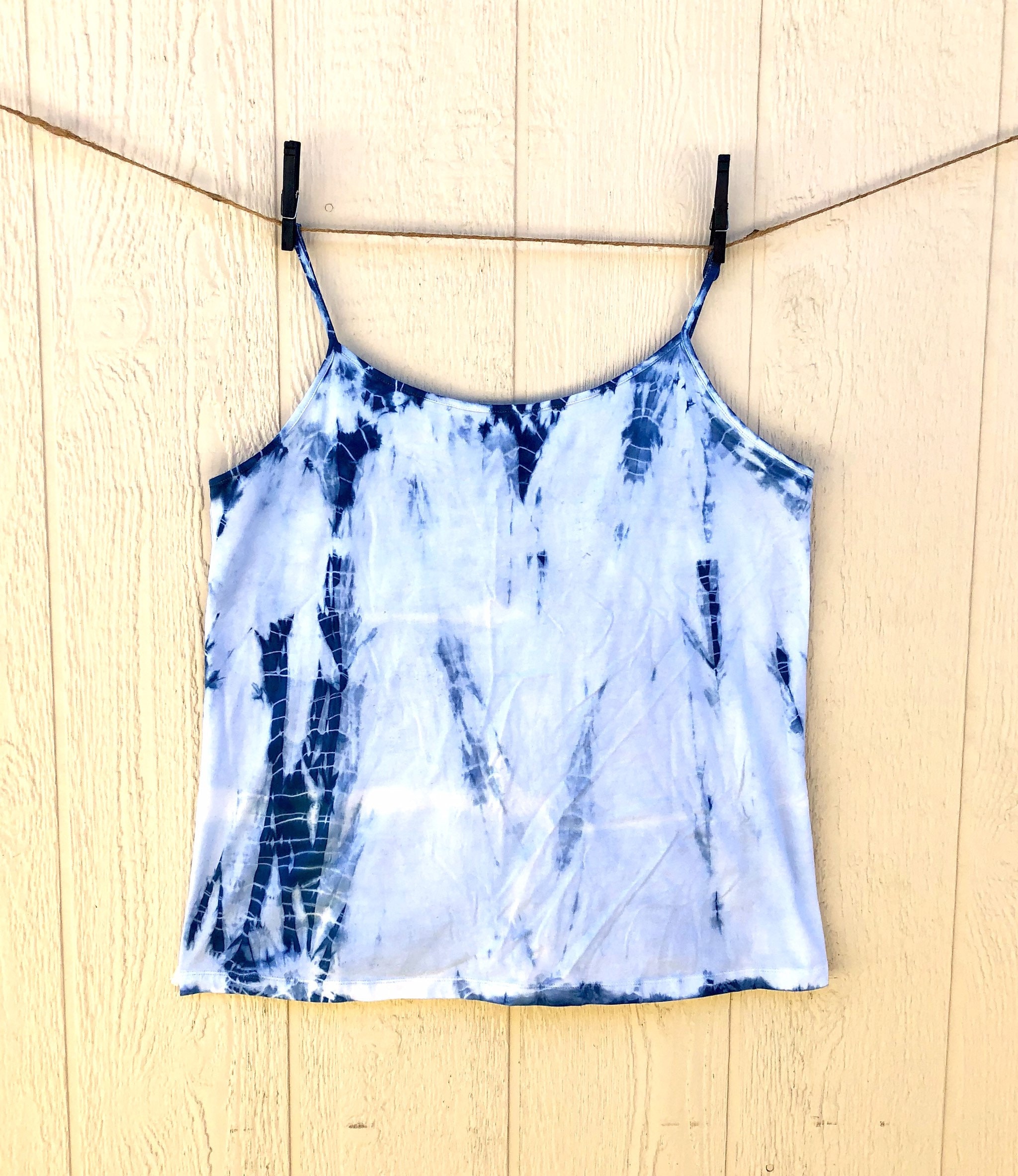 Women/'s 2x shibori linen shirt