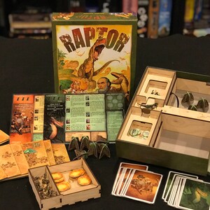 Raptor - Laser-Cut Wood Insert