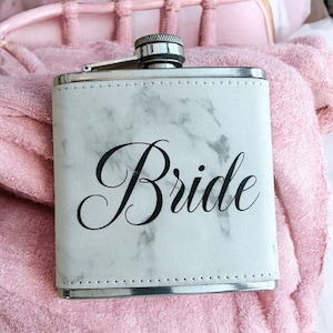 Personalized Engraved Flask for Bride