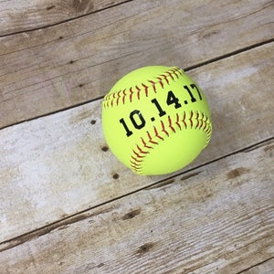 Softball Save the Date Photo Prop