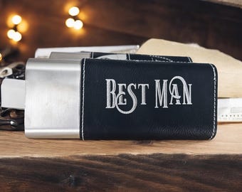 Engraved Cigar Case - Best Man Groomsman Gift