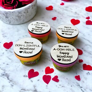 Class Valentine’s Day Playdough Gift