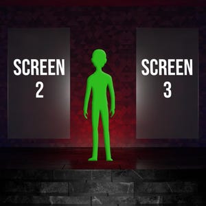 vMix Virtual Studio Set: 4K Interactive Screens, Presenter Platform