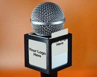 Elevate Your Brand with Custom Square Mic Flags!