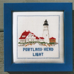 Portland Head Light Counted Cross Stitch Pattern or Kit