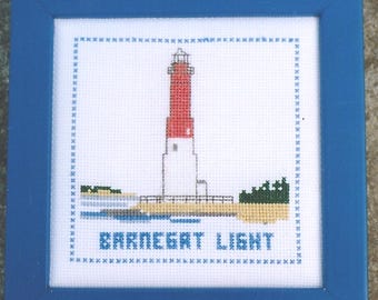 DIGITAL Barnegat Light Counted Cross Stitch Pattern
