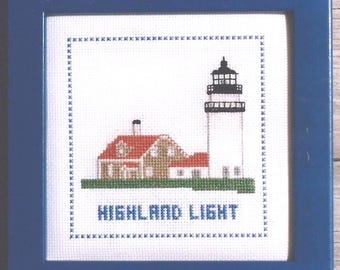DIGITAL Highland Light Counted Cross Stitch Pattern