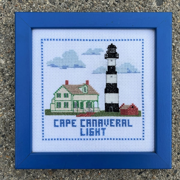 Cape Canaveral Light  Counted Cross Stitch Pattern or Kit