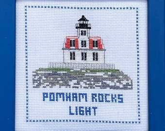 Pomham Rocks Light Counted Cross Stitch Pattern or Kit