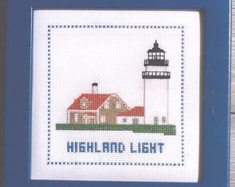 Highland Light Counted Cross Stitch Pattern or Kit