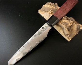HANKOTSU 125 mm, Best Kitchen Knife Japanese Style, San Mai Forged Steel, Author's work.