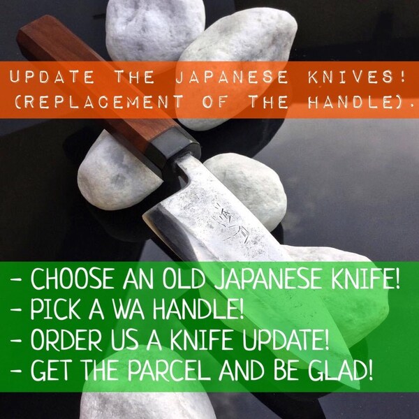 Japanese Knife Handle Replacement Etsy