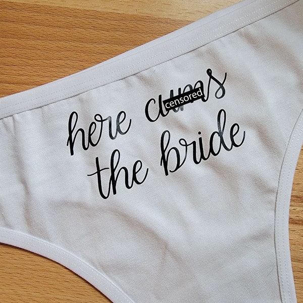 Bride Panties Etsy