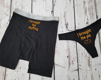 Funny Matching Couples Underwear Five Stars Would Bang/eat Again His and  Hers Underwear Set His & Hers Couples Gift 