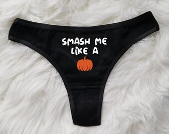 Halloween pumpkin thong Clearance