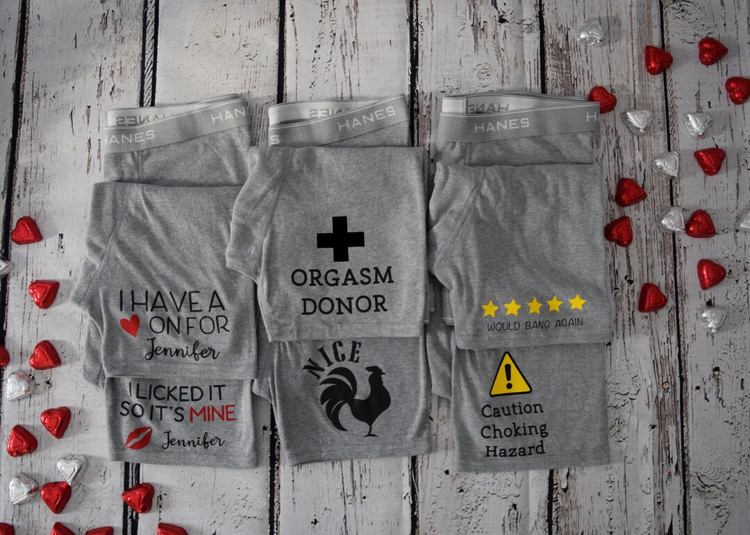 Personalized Boxer Briefs Funny Men's Boxers Custom Boxers Naughty Gift ...