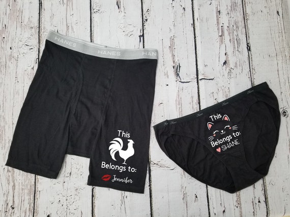 Buy Couples Underwear Matching Set, Custom Face Boxers & Panties, Funny  Valentines Gift, 2nd Anniversary Gift, Personalized Boxer for Him Online in  India 