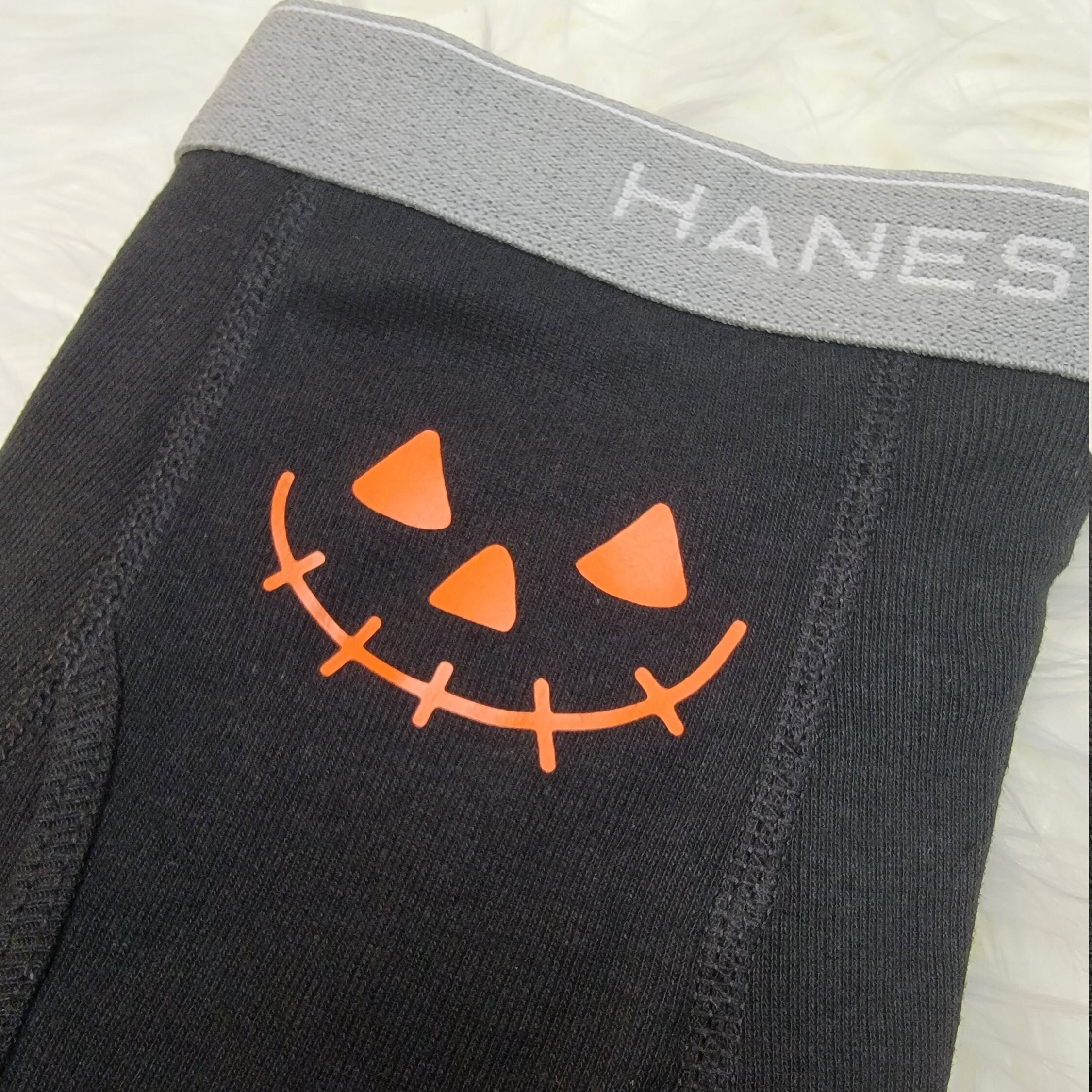 Jack O Lantern Halloween Couples Underwear, Funny Matching His and