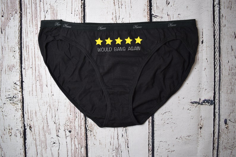 Funny Matching Couples Underwear Five Stars Would Bang/eat Etsy