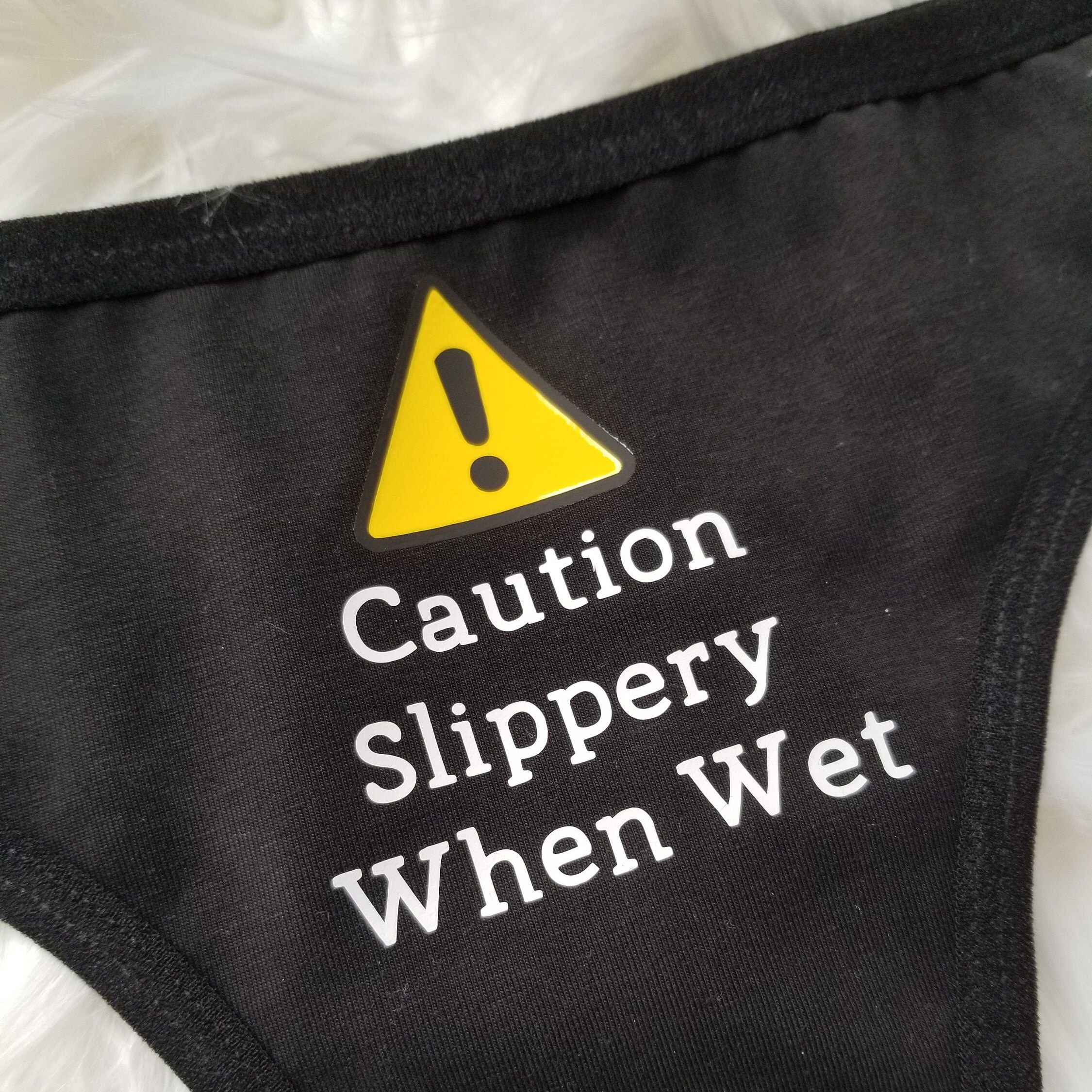 Matching Couples Underwear Caution Slippery When Wet & Etsy