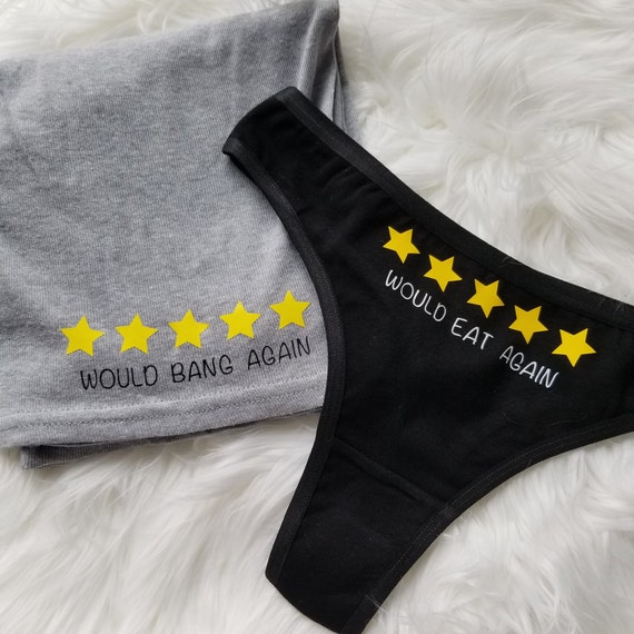 Funny Matching Couples Underwear Five Stars Would Bang/eat Again His and  Hers Underwear Set His & Hers Couples Gift -  Denmark