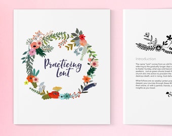 Practicing Lent Devotional • Lenten Devotional • Printable Lent Resource • Instant Download