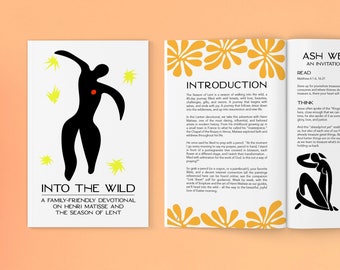 Into the Wild: A Family-Friendly Devotional on Henri Matisse and the Season of Lent • Lenten Devotional • Printable Lent Resource