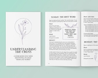 Understanding the Cross • Printable Holy Week Resource • Devotional on Jesus’ “Seven Last Words” • Instant Download • Easter Printable