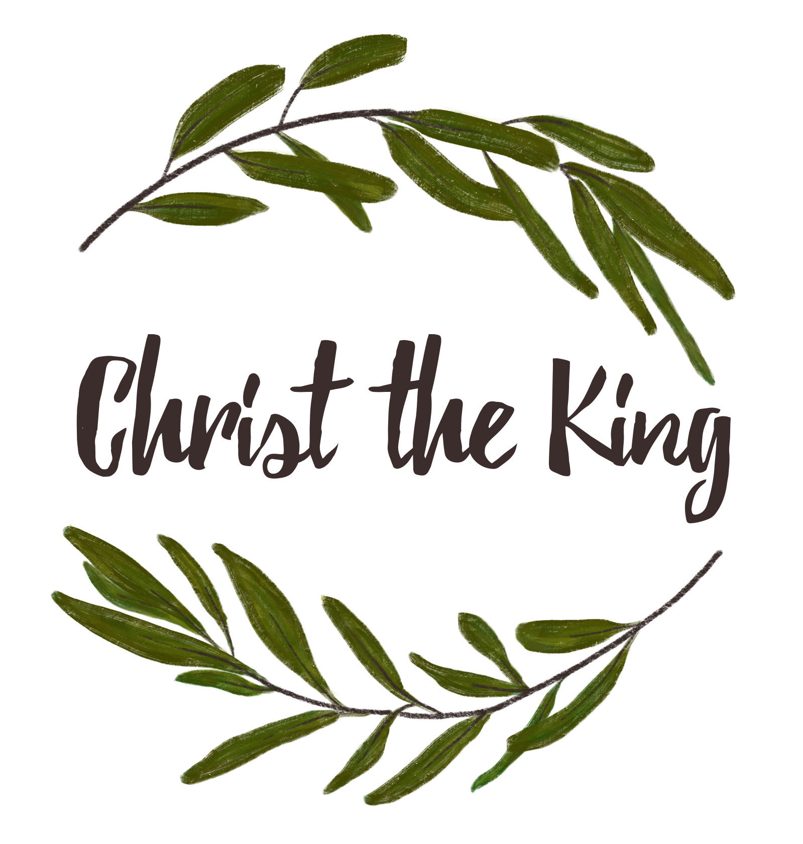 Christ the King Printable Art, Instant Download, Christian Art