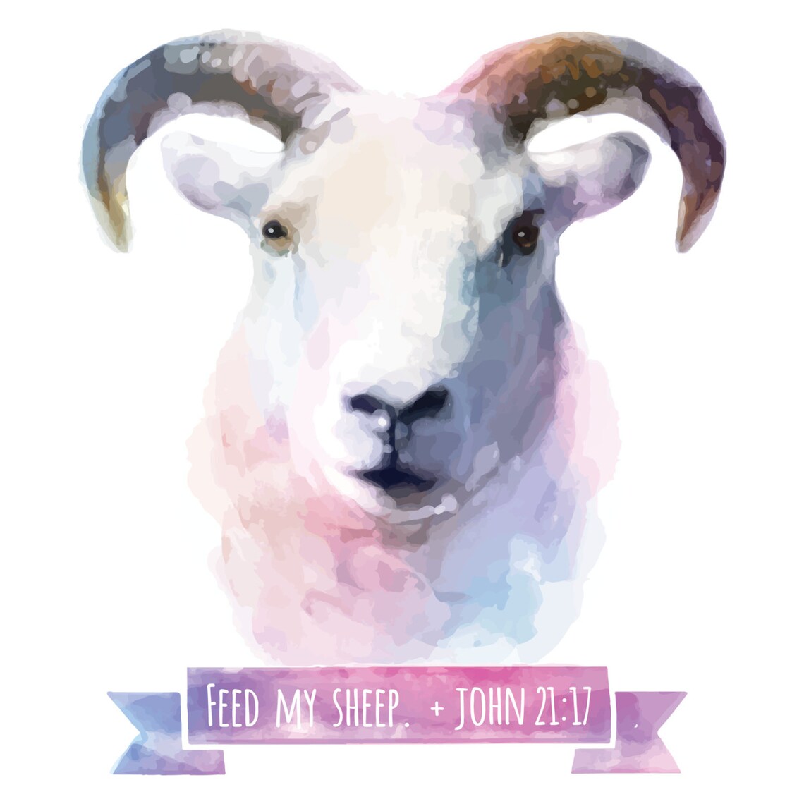 John 21:17, "feed My Sheep," Printable Art, Instant Download, Christian ...