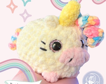 Loaf Unicorn Beginner Friendly LOW SEW Crochet Pattern Digital Download Quick Amigurumi Pattern
